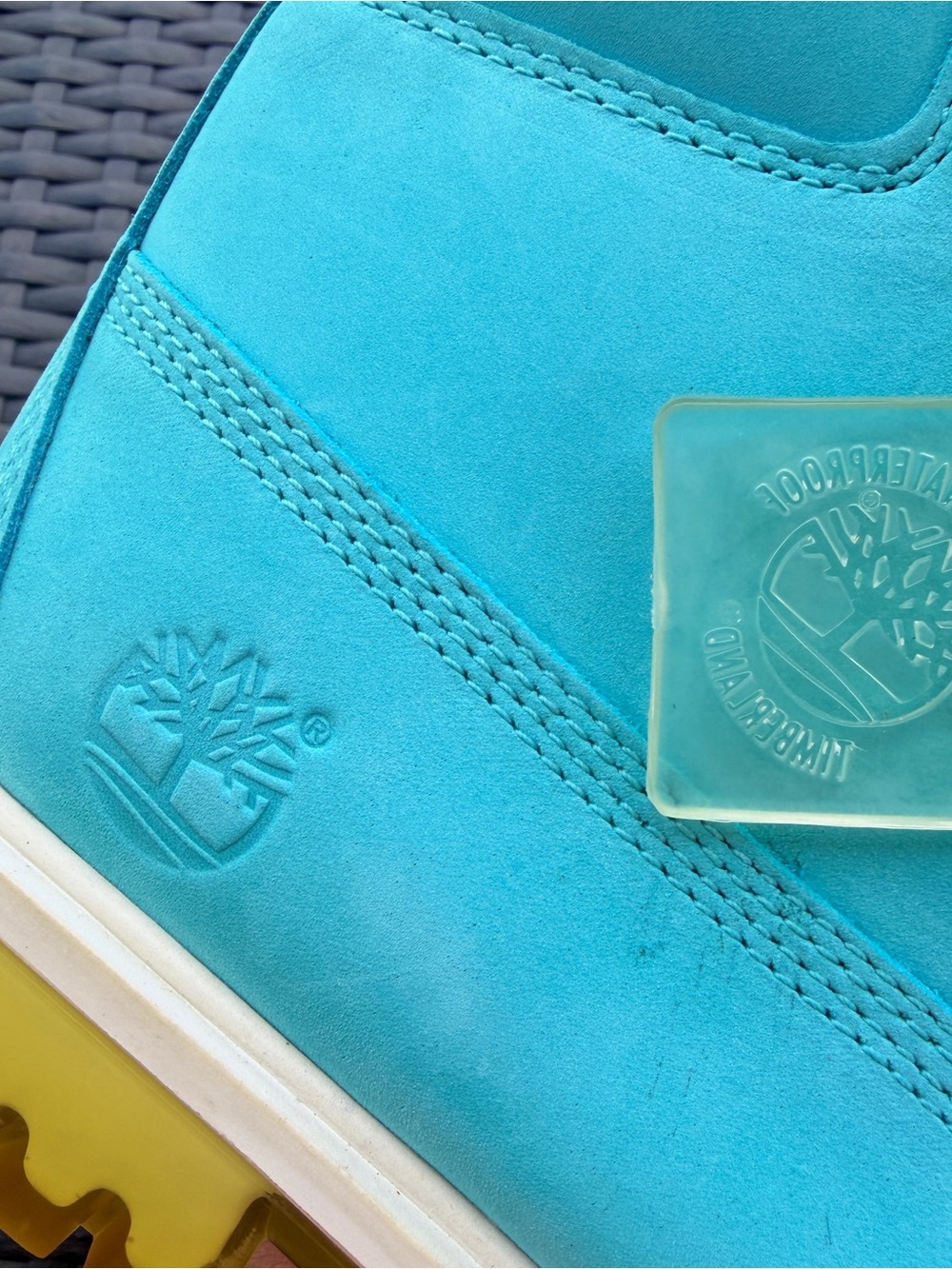 Timberland Women's Teal Nubuck Waterproof Boot US4.5 - Picture 6 of 12